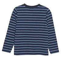 Stripe T-Shirt Navy 3-8y