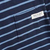 Stripe T-Shirt Navy 3-8y