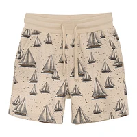 Sailing Ship Sweat Shorts 3-8y