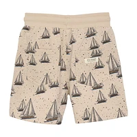 Sailing Ship Sweat Shorts 3-8y