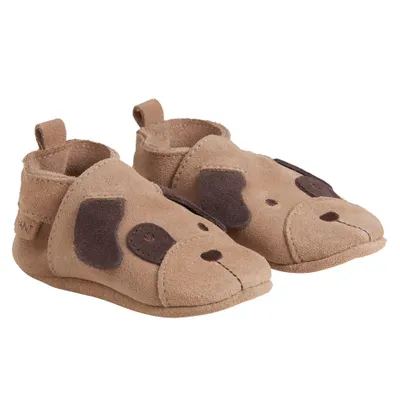 Dog Suede Slippers Sizes 18-21