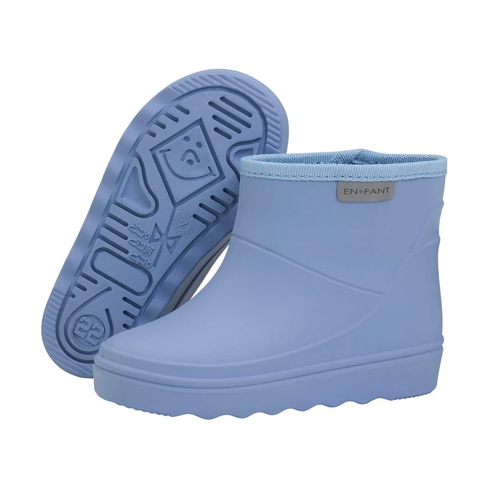 Solid Short Rain Boots Sizes 20-30