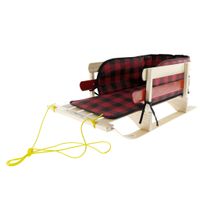 Wooden Sleigh XL with Pad Cover