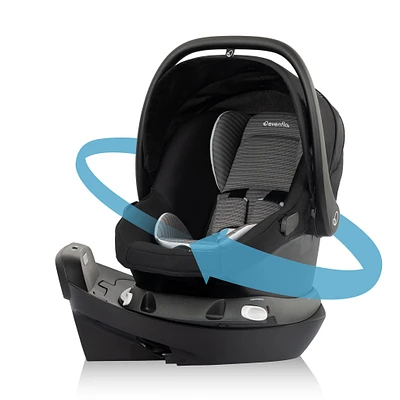 Siège d'auto Revolve180 LM NXT avec SensorSafe® - Cinder Gray