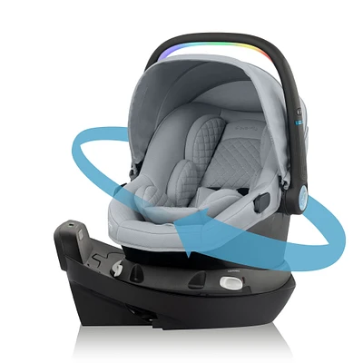 Revolve180 LiteMax NXT Rotational Car Seat with SensorySoothe - Quartz