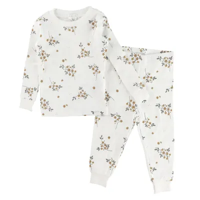 Winter Jasmine Print Pajamas Set 12-24m