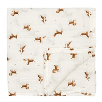 Couverture Mousseline Beagle