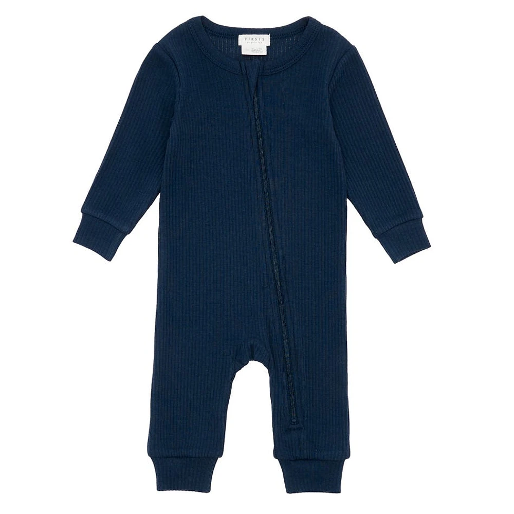 Dress Blue Modal Rib Sleeper