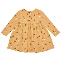 Golden Apples Jersey Dress 3-24m