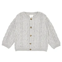 Cardigan Tricot Gris 3-24mois