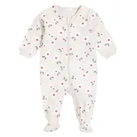 Daisy Print Footed Sleeper 0-12m