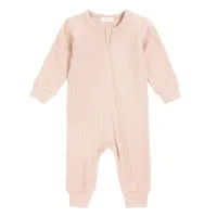 Pink Modal Rib Sleeper 0-12m