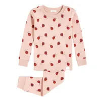 Lady Bug Print Pajamas Set 12-24m