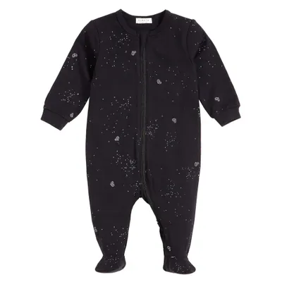 Fireflies Print Footed Sleeper