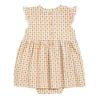 Gingham print on Dress 3-24m