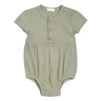 Sage Modal Rib Bubble Romper