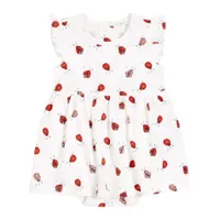 Lady Bugs Print Dress 3-24m