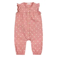 Daisies Linen Playsuit 3-24m