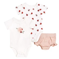 Lady Bug 3 Pieces Set 0-6m