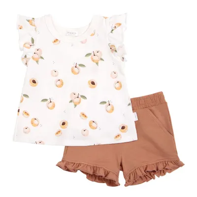 Peaches Tunic Shorts Set 3-24m