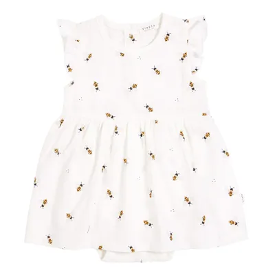 Bees print Dress 3-24m