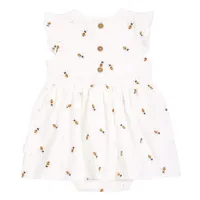 Bees print Dress 3-24m