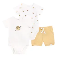 Bees 3 Pieces Newborn Set 0-6m