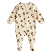 Sunflower Print Sleeper 0-12m