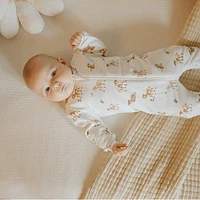 Calf Print Sleeper 0-12m