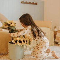 Sunflower print PJ Set 12-24m