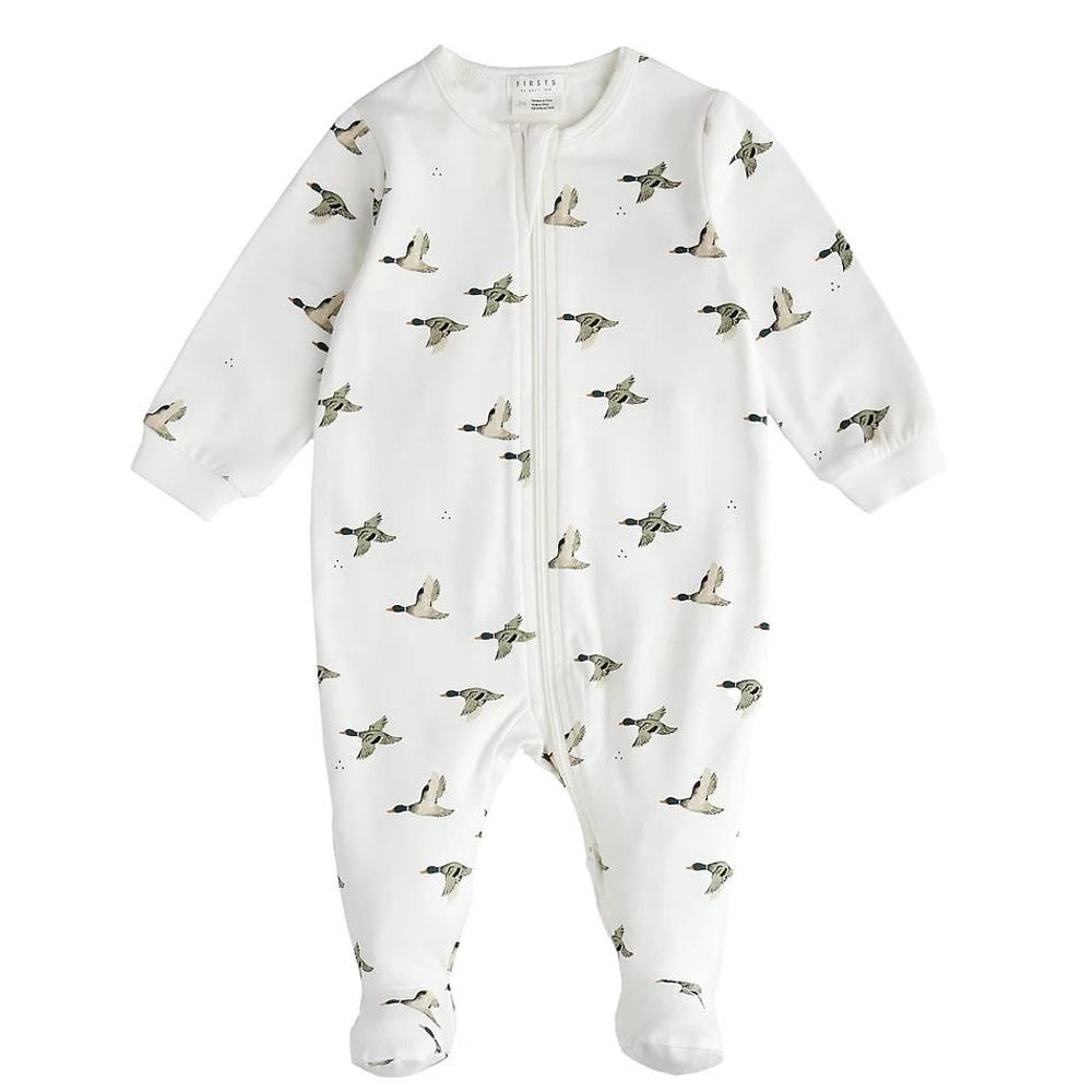 Mallard print Sleeper 0-12m