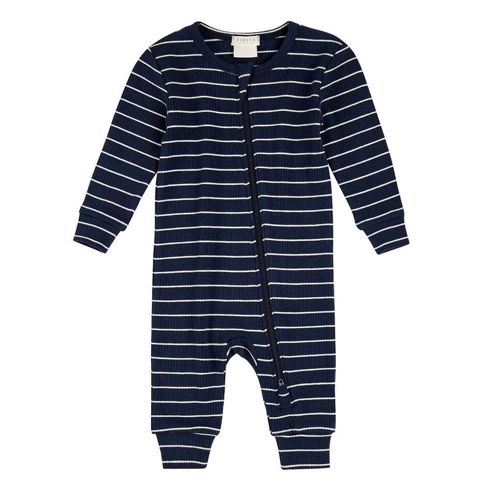 Dress Blues Striped Sleeper