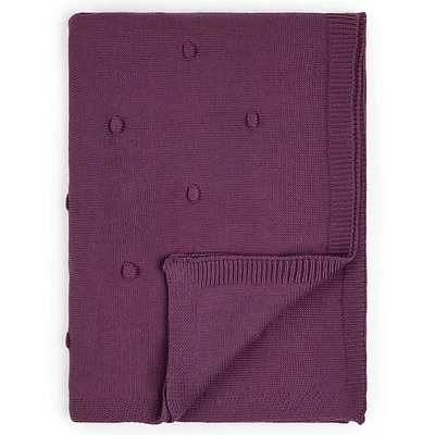 Couverture Tricot Prunes