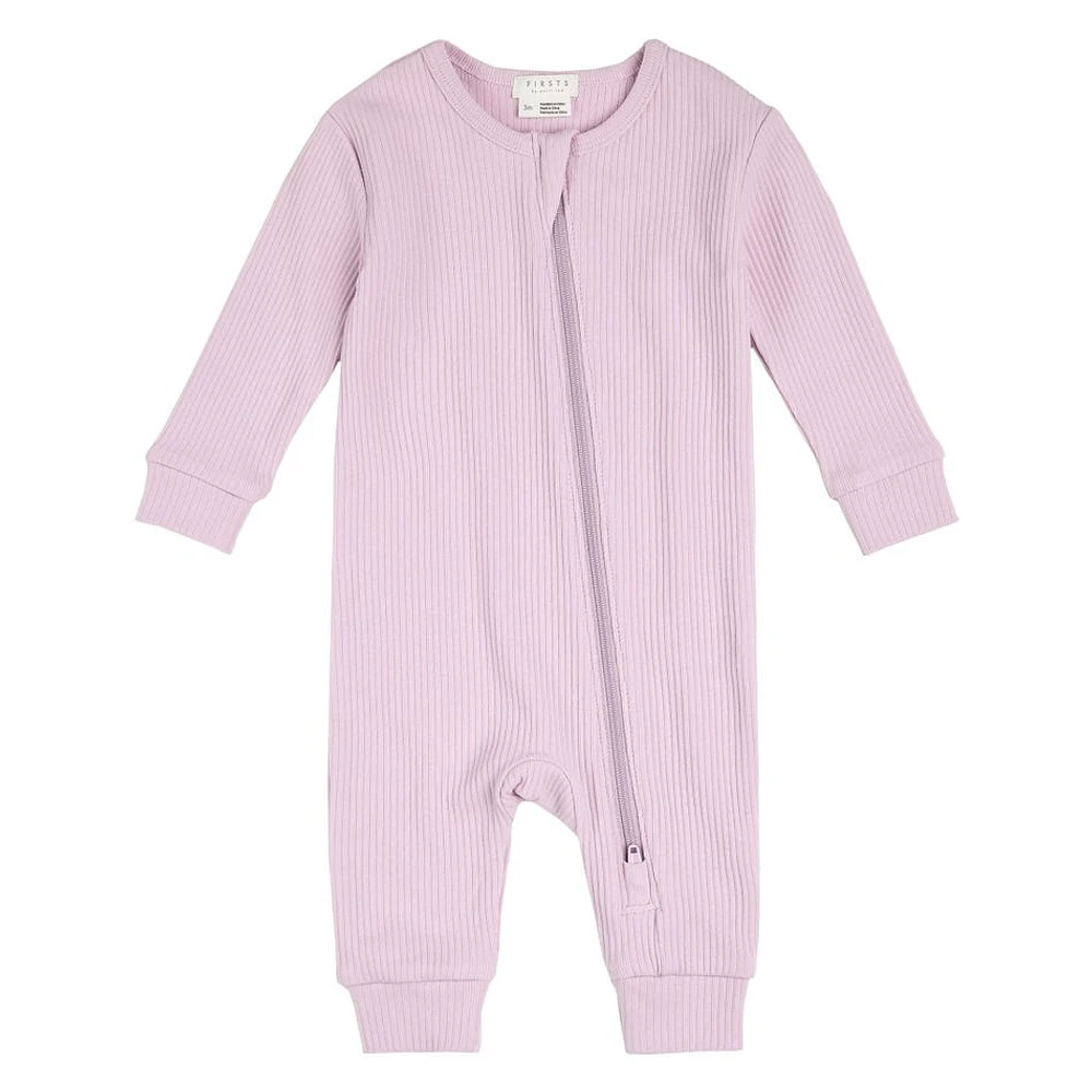 Plum Rib Sleeper 0-12m