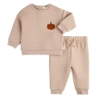 Sand Quilted Outfit Set 6-24m