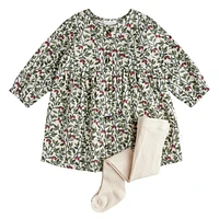 Rasberry Bush Dress Set 3-24m