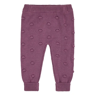 Plum Sweater Knit Leggings