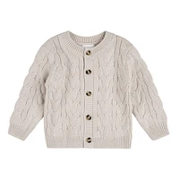 Creme Sweater Knit Cardigan