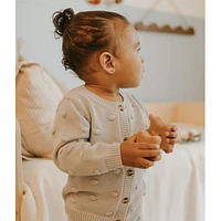 Veste Tricot Beige Prunes 3-24mois