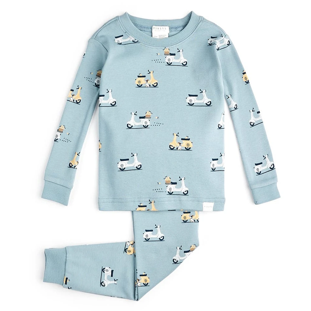 Motorino Print Pajamas Set 12-24m