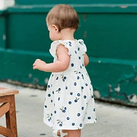 Blueberry Print Dress 3-24m