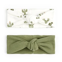 Cactus 2pc Headband 0-12m