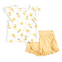 Ensemble Short Citron 3-24mois