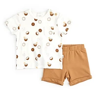 Coconut Shorts Set 6-24m