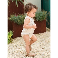 Palm Tree Ribbed Romper 3-24m