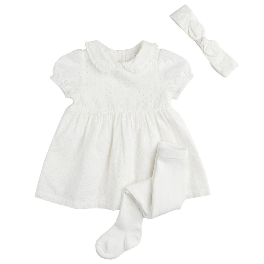Robe Broderie Anglaise 3-24mois