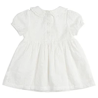 Eyelet Dress Set 3-24m