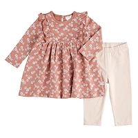 Floral Print Outfit Set 3-24m