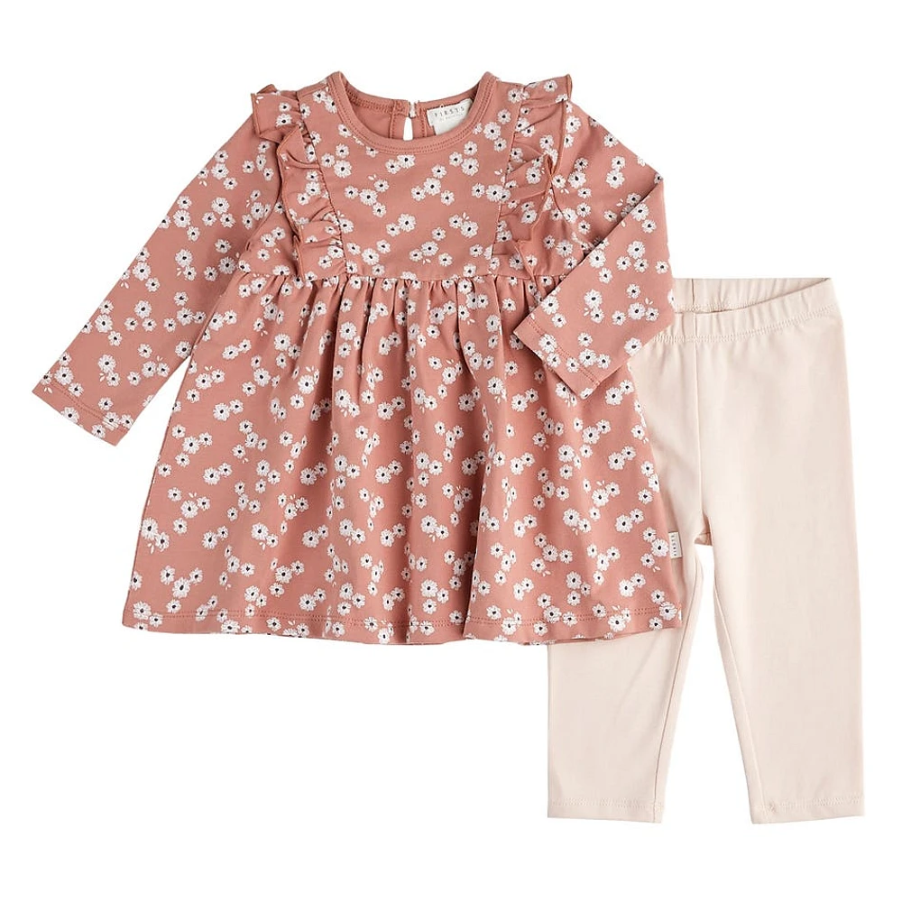 Robe Fleurs Fraises 3-24mois