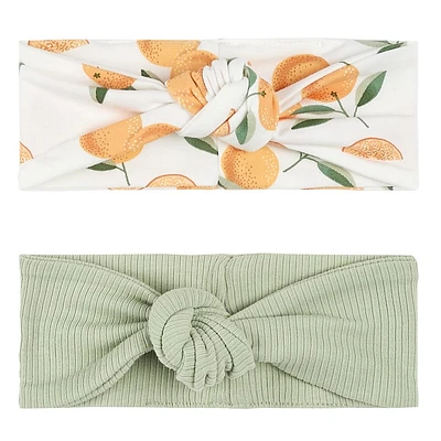 Oranges 2-Pack Headbands 0-12m